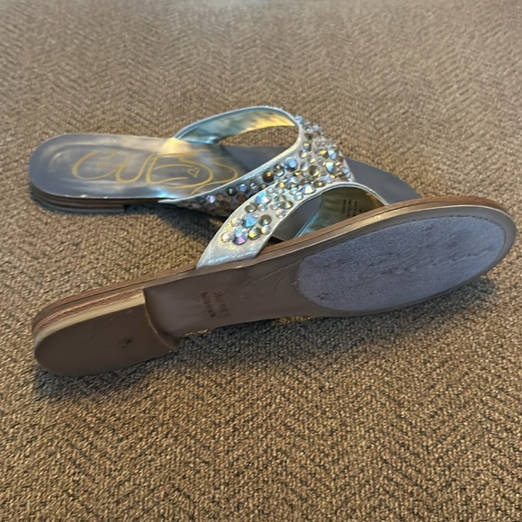 Guess Rhinestone Flip Flops - Picture 3 of 6
